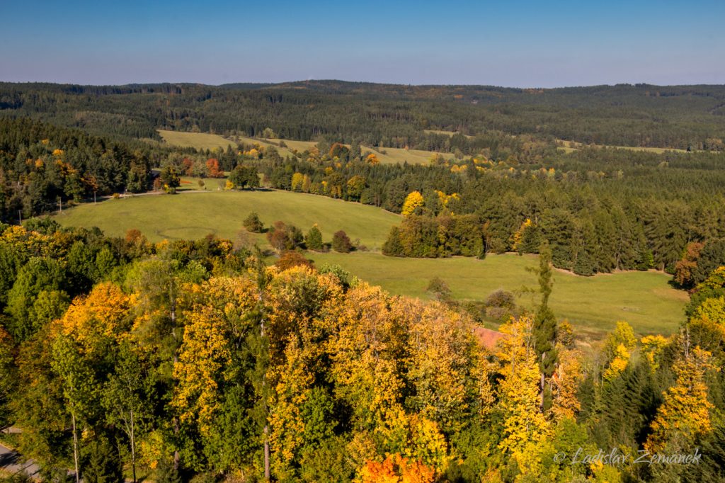 Landštejn - výhled do kraje