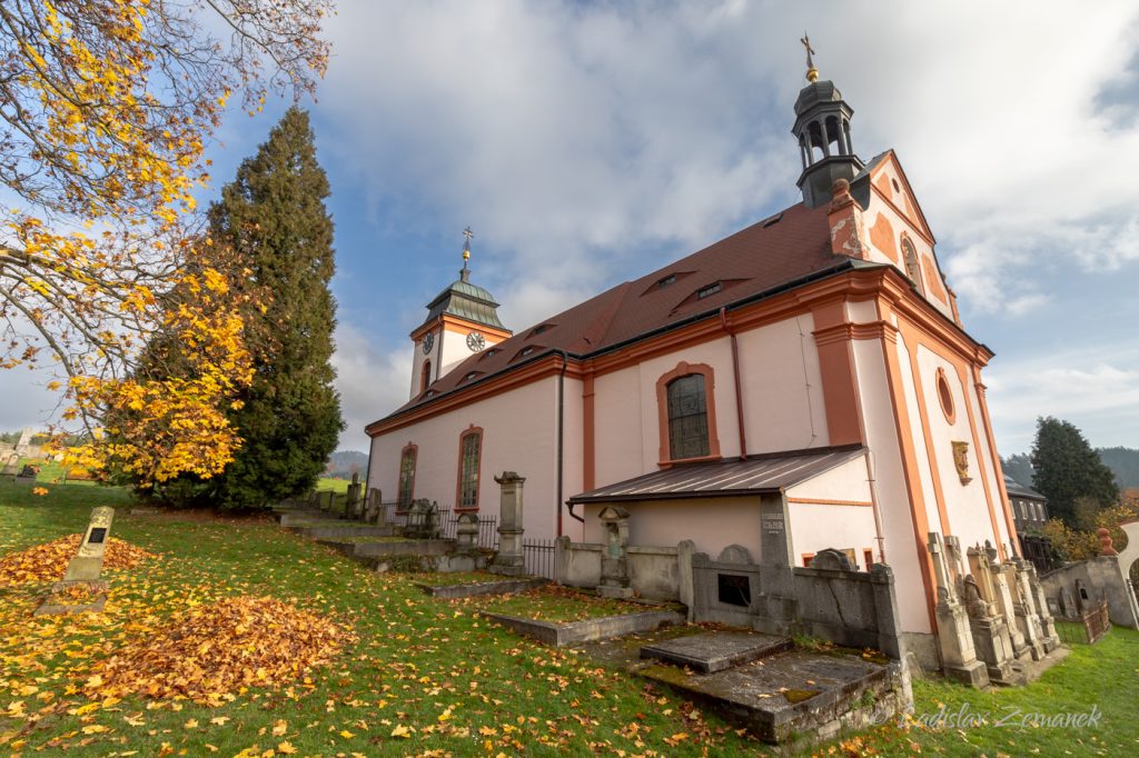 Jetřichovice - Kostel sv. Jana Nepomuckého