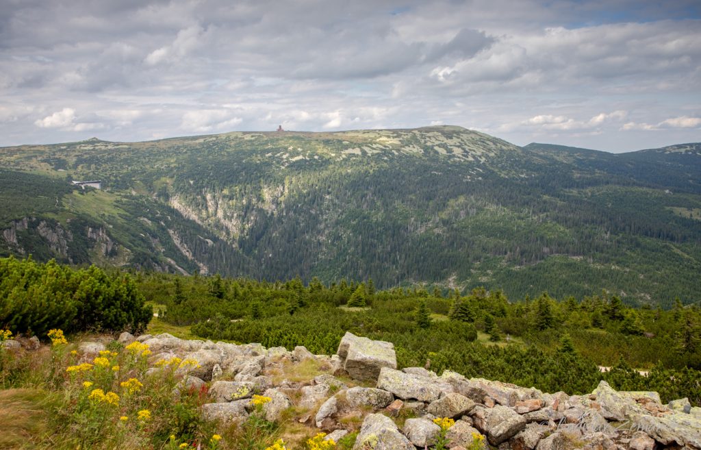 Vrbatovo návrší - výhled na Labský důl