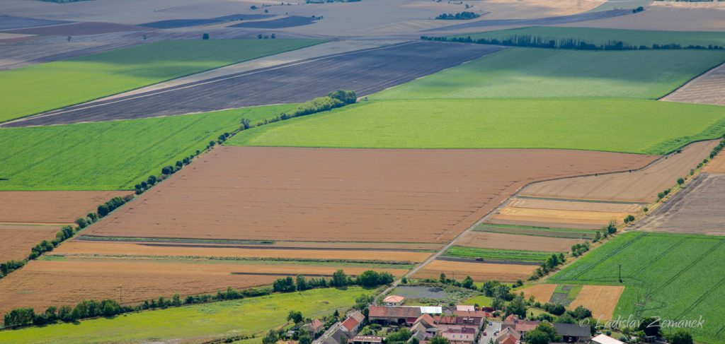 Výhled z hradu Hazmburk