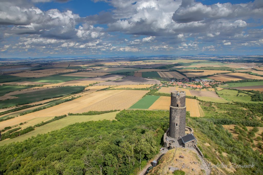 Výhled z hradu Hazmburk