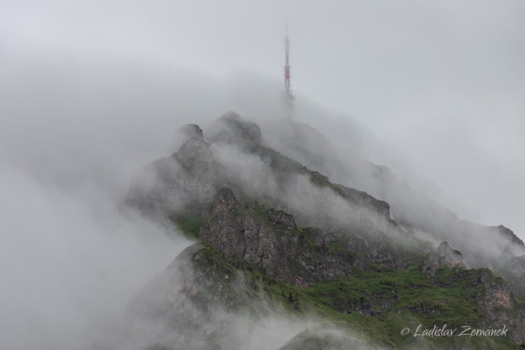 Kitzbüheler Horn v mracích